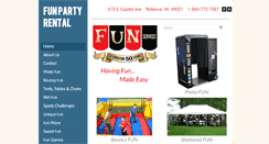Desktop Screenshot of funpartyrental.com
